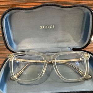 GUCCI GG07370 016 56 eye glass frames and case - read description